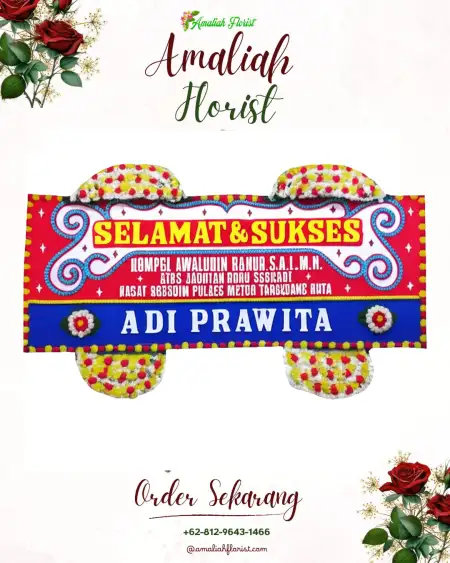 Papan Bunga Ucapan Selamat Boliyohuto